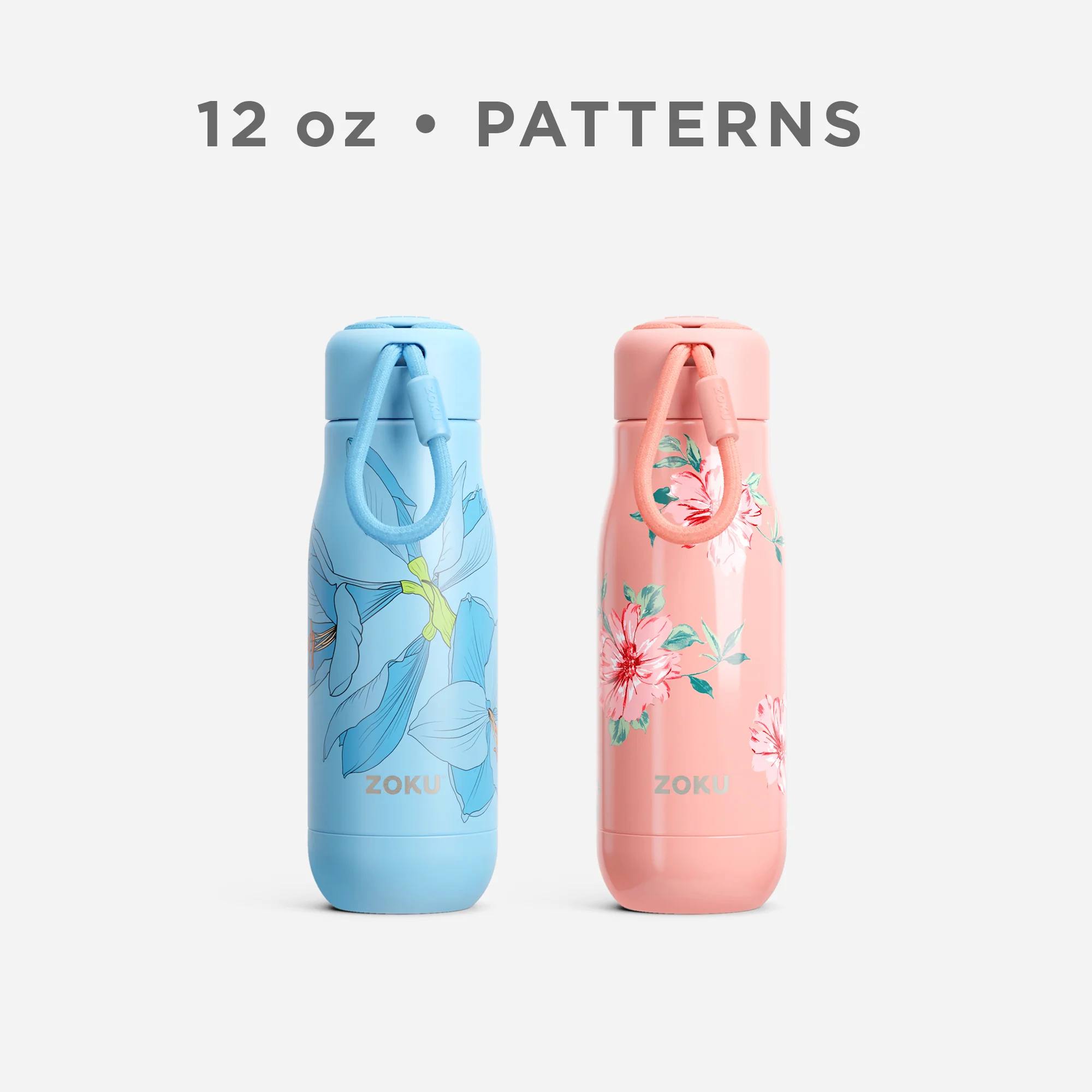 12oz Stainless Steel Bottle - Rose Petal Pink - Image 5