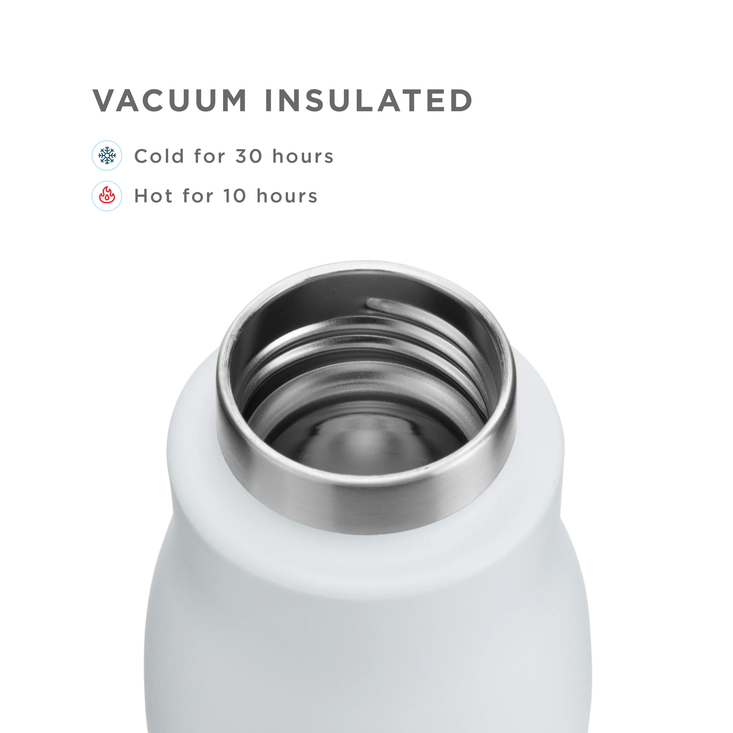 12oz Stainless Steel Bottle - Rose Petal Pink - Image 3