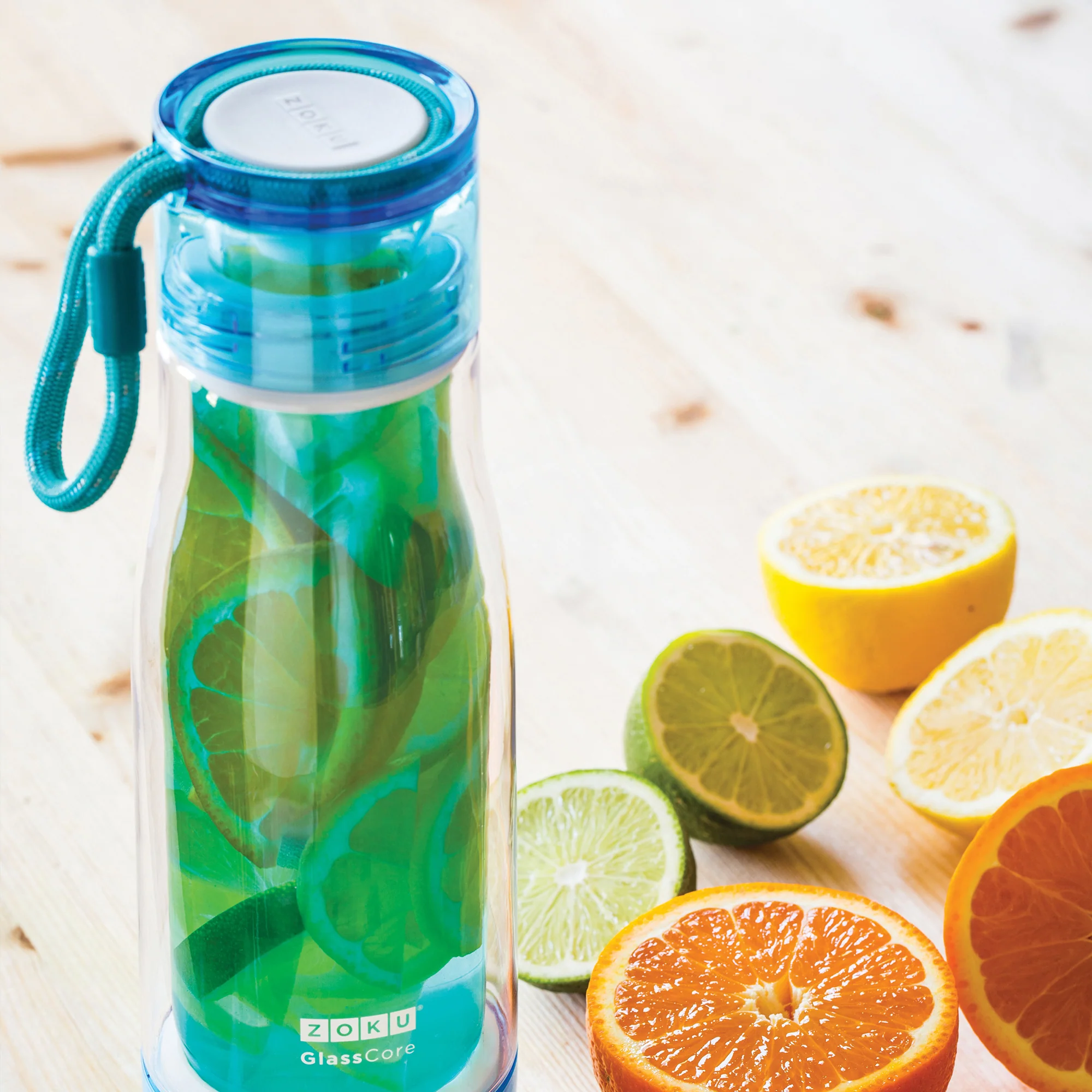 16oz Glass Core Bottle - Green - Image 3