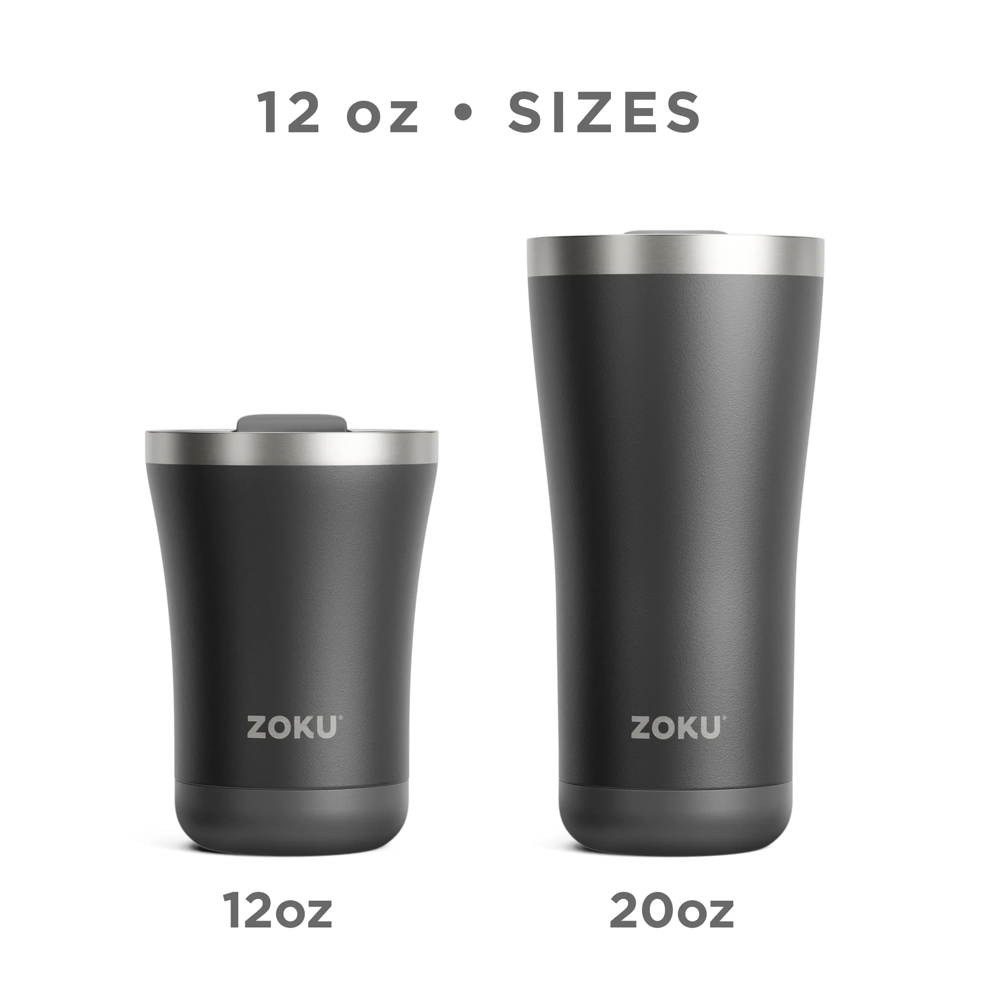 12oz Stainless Steel 3-in-1 Tumbler - Coral - Image 6