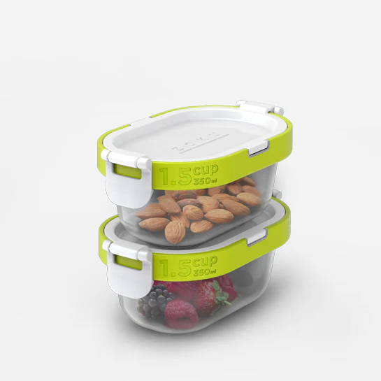 4 Piece Neat Stack Snack Set - Image 3