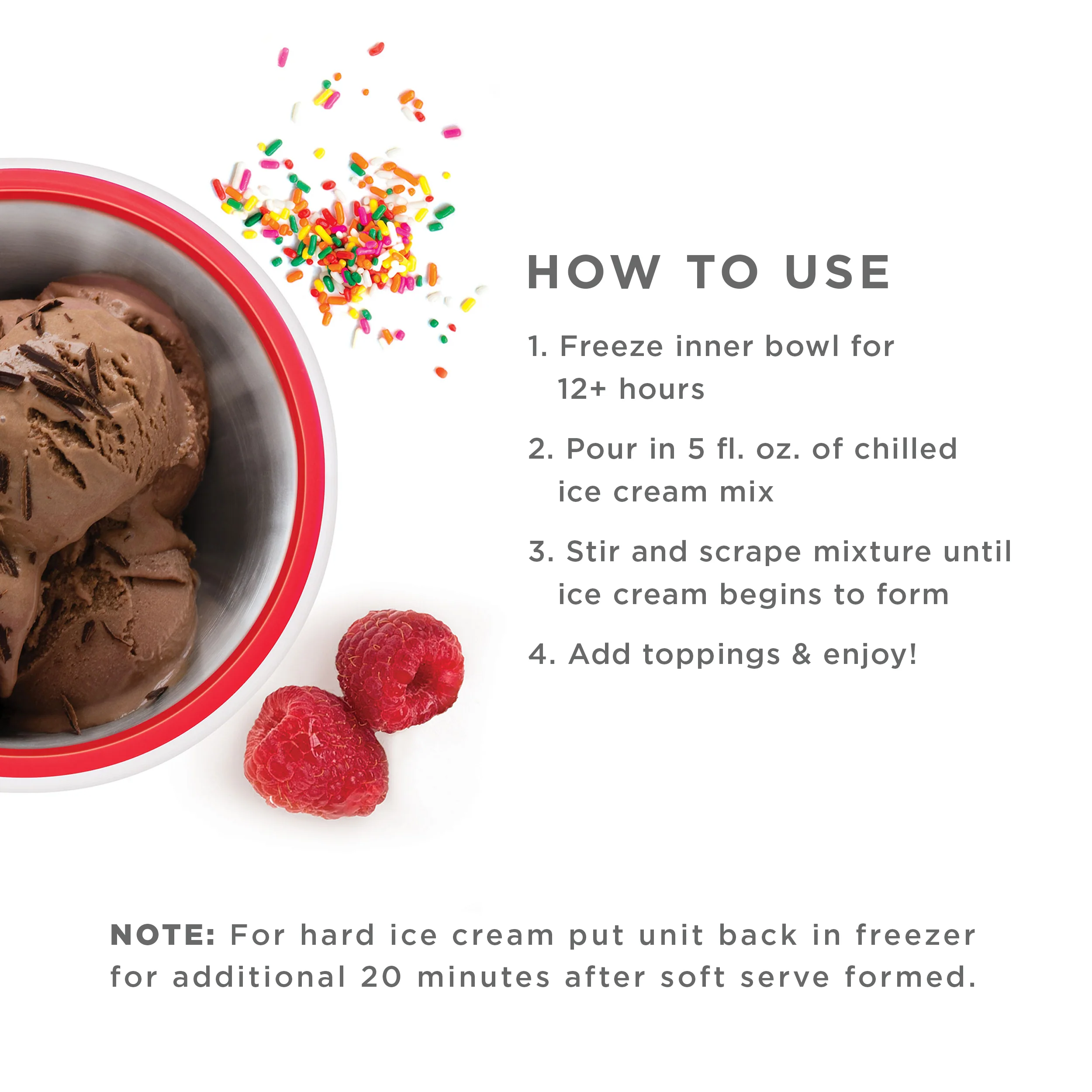 Ice Cream Maker & Recipe Book Bundle - Image 5