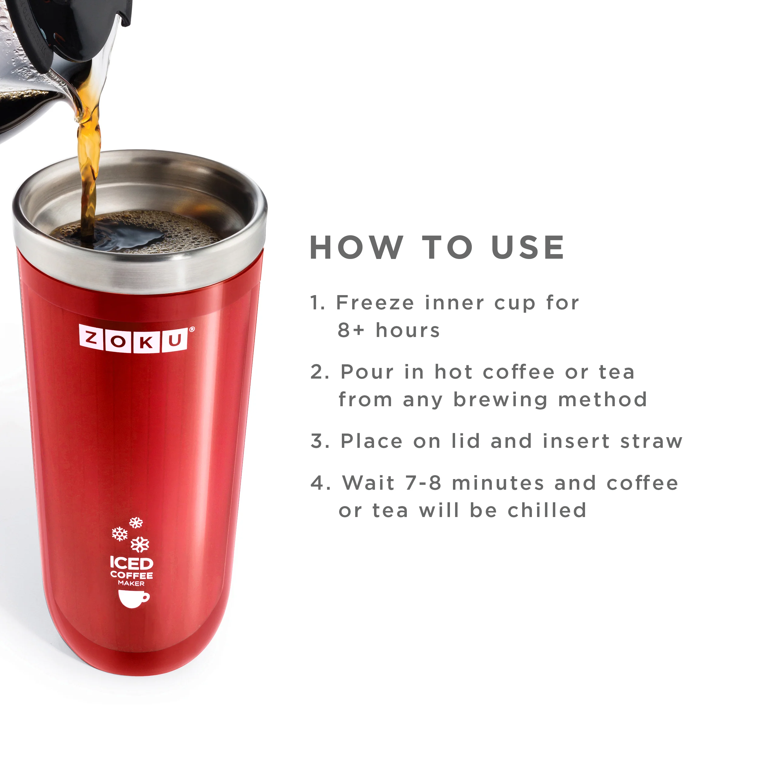 Iced Coffee Maker - Teal - Image 3